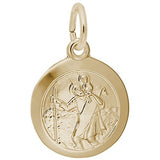 Rembrandt Charms 14K Yellow Gold St. Christopher Charm Pendant