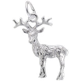 Rembrandt Charms 925 Sterling Silver Reindeer Charm Pendant