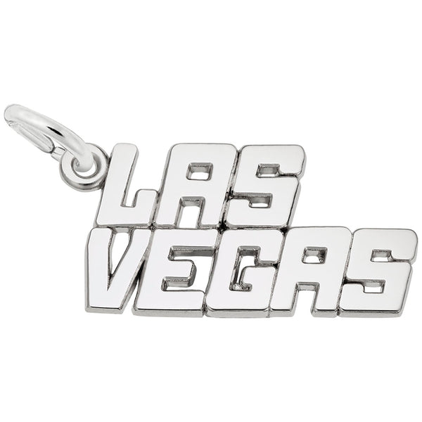 Rembrandt Charms Las Vegas Charm Pendant Available in Gold or Sterling Silver