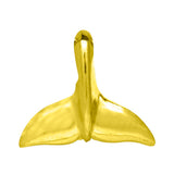 10kt Yellow Gold Womens Polished Finish Dolphin Tale Charm Pendant