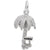 Rembrandt Charms Hawaii Palm Charm Pendant Available in Gold or Sterling Silver