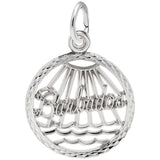 Rembrandt Charms Barbados Charm Pendant Available in Gold or Sterling Silver