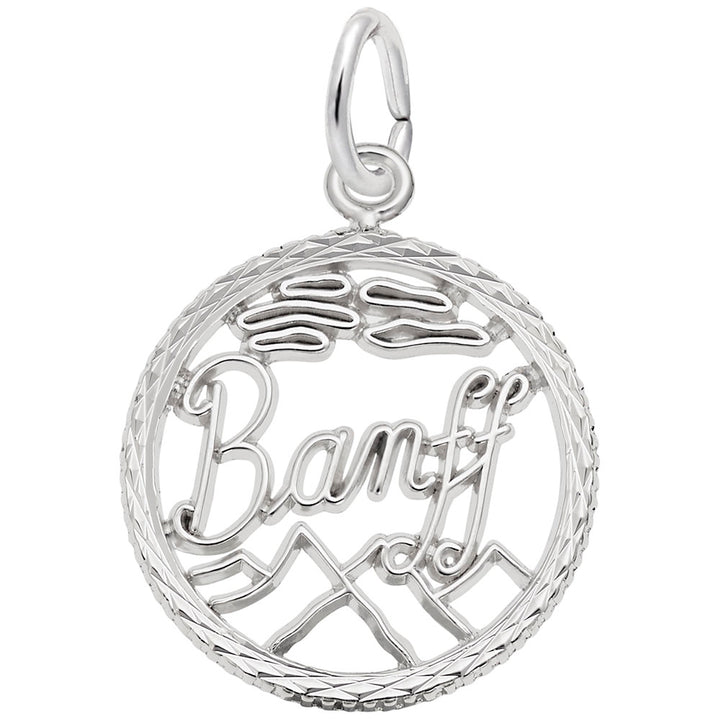 Rembrandt Charms Banff Charm Pendant Available in Gold or Sterling Silver