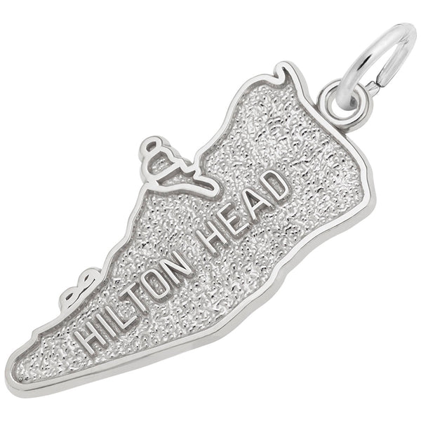 Rembrandt Charms Hilton Head Charm Pendant Available in Gold or Sterling Silver