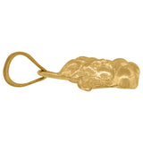 10kt Gold DC Textured Womens Sea Star Fish Ht:31mm x W:22.5mm Animal Charm Pendant