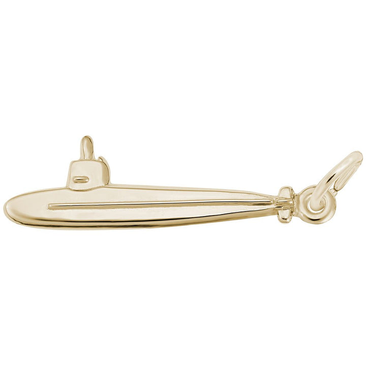 Rembrandt Charms 14K Yellow Gold Submarine Charm Pendant