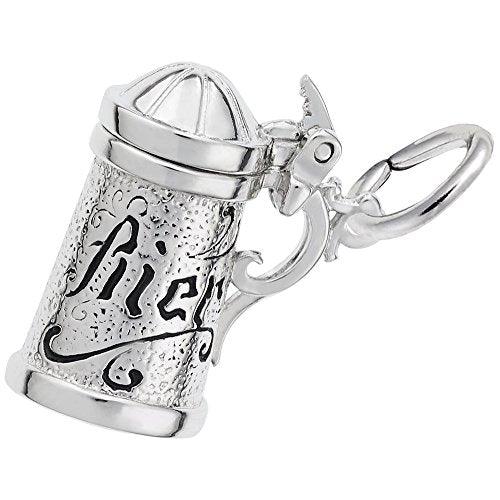 Rembrandt Charms 925 Sterling Silver Beer Stein Charm Pendant