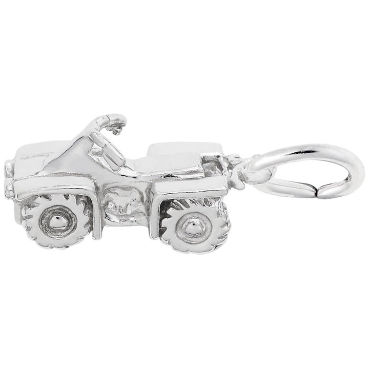 Rembrandt Charms 925 Sterling Silver All Terrain Vehicle Charm Pendant