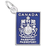 Rembrandt Charms Canada Passport Charm Pendant Available in Gold or Sterling Silver