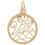 Rembrandt Charms 10K Yellow Gold Vail Charm Pendant