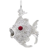 Rembrandt Charms Fish Charm Pendant Available in Gold or Sterling Silver