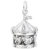 Rembrandt Charms 925 Sterling Silver Carousel Charm Pendant