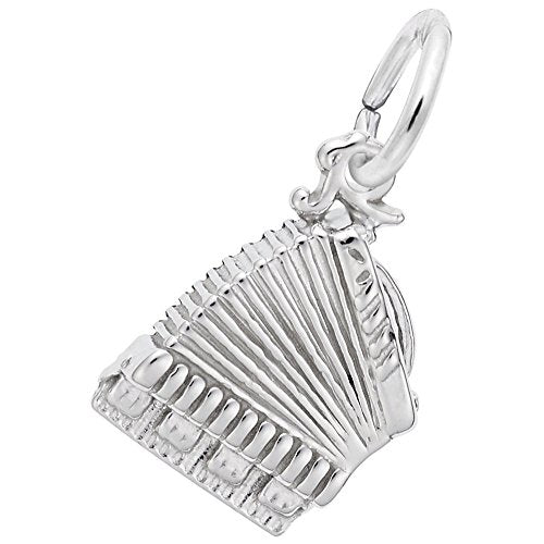 Rembrandt Charms Accordion Charm Pendant Available in Gold or Sterling Silver
