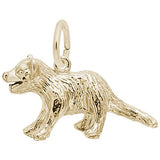 Rembrandt Charms Gold Plated Sterling Silver Tasmanian Devil Charm Pendant