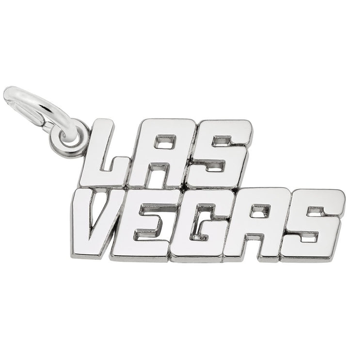 Rembrandt Charms 925 Sterling Silver Las Vegas Charm Pendant