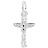 Rembrandt Charms 925 Sterling Silver Totem Pole Charm Pendant