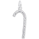Rembrandt Charms 14K White Gold Candy Cane Charm Pendant
