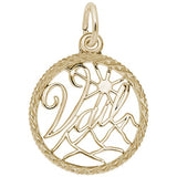 Rembrandt Charms Vail Charm Pendant Available in Gold or Sterling Silver