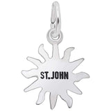 Rembrandt Charms St. John Sun Small Charm Pendant Available in Gold or Sterling Silver