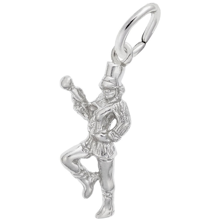Rembrandt Charms Majorette Charm Pendant Available in Gold or Sterling Silver