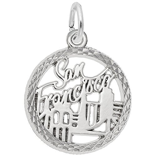 Rembrandt Charms 925 Sterling Silver San Francisco Charm Pendant