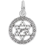 Rembrandt Charms Star Of David Charm Pendant Available in Gold or Sterling Silver