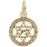 Rembrandt Charms 14K Yellow Gold Star Of David Charm Pendant