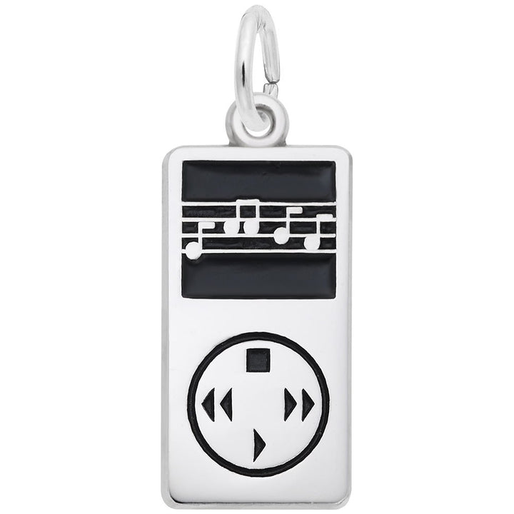 Rembrandt Charms 925 Sterling Silver Personal Listening Device Charm Pendant