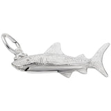 Rembrandt Charms 925 Sterling Silver Shark Charm Pendant