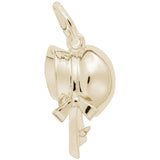 Rembrandt Charms Gold Plated Sterling Silver Colonial Bonnet Charm Pendant