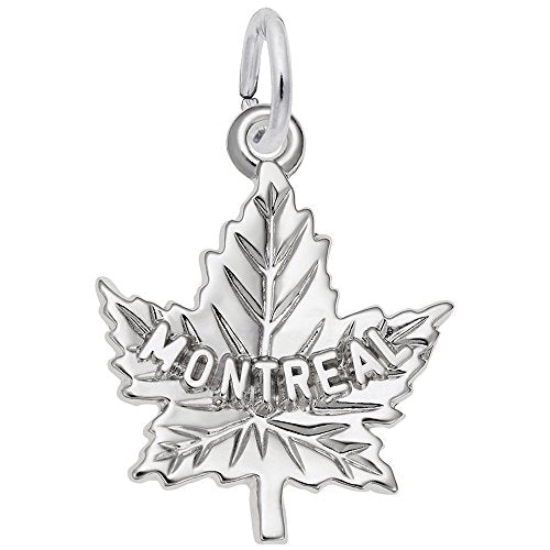 Rembrandt Charms Montreal Charm Pendant Available in Gold or Sterling Silver