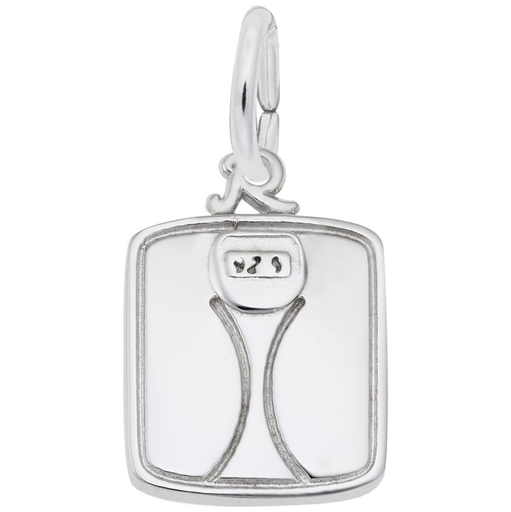 Rembrandt Charms 14K White Gold Scale Charm Pendant