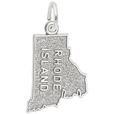 Rembrandt Charms Rhode Island Charm Pendant Available in Gold or Sterling Silver