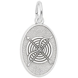 Rembrandt Charms 925 Sterling Silver Archery Charm Pendant