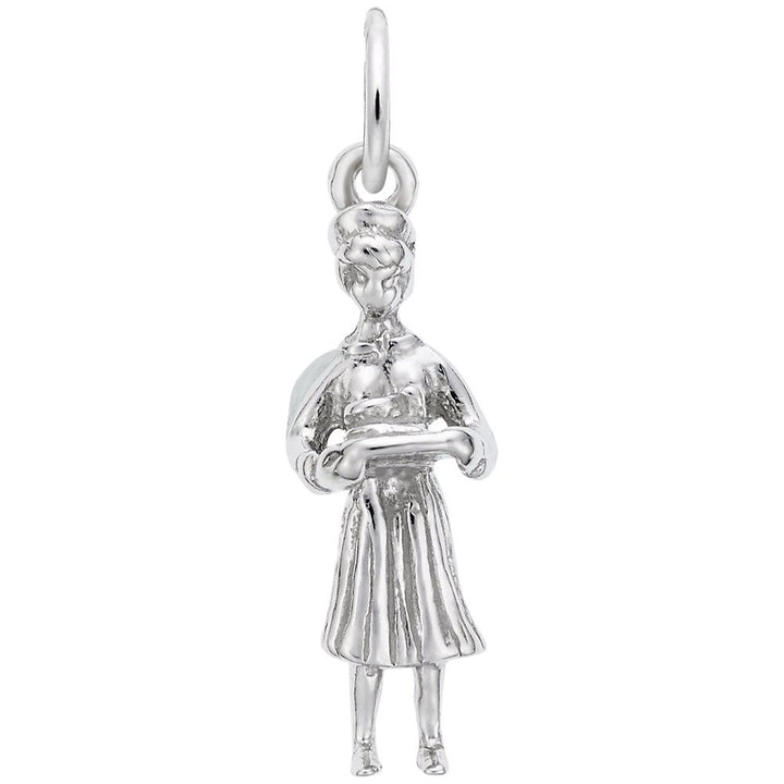 Rembrandt Charms Nurse Charm Pendant Available in Gold or Sterling Silver