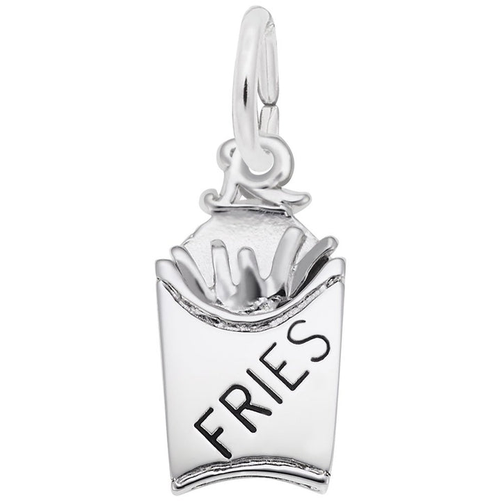 Rembrandt Charms 925 Sterling Silver Fries Charm Pendant