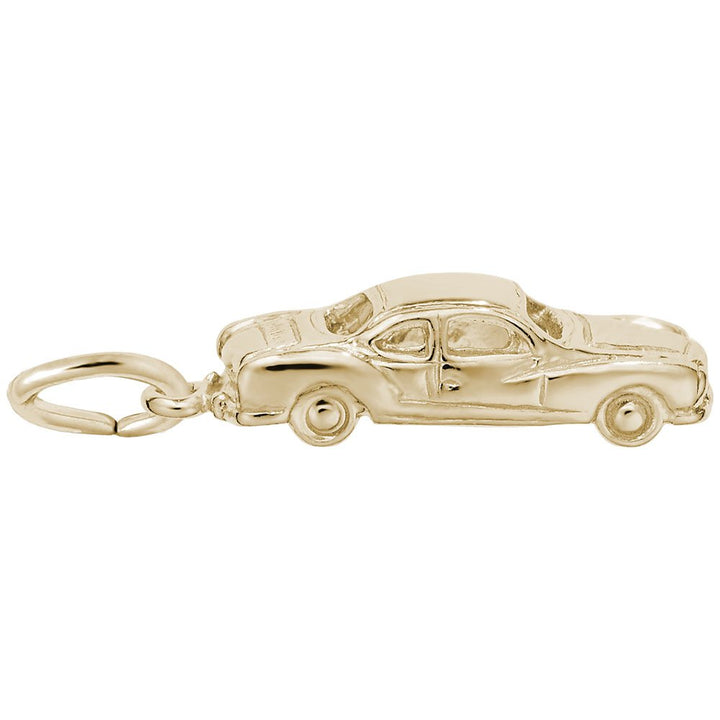 Rembrandt Charms Gold Plated Sterling Silver Car Charm Pendant