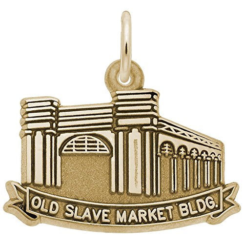 Rembrandt Charms Old Slave Market Charm Pendant Available in Gold or Sterling Silver