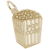 Rembrandt Charms Popcorn Charm Pendant Available in Gold or Sterling Silver