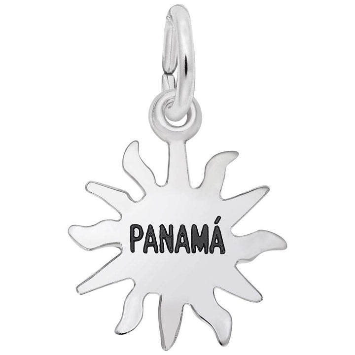 Rembrandt Charms 925 Sterling Silver Panama Sun Small Charm Pendant
