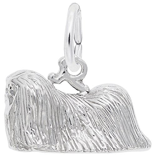 Rembrandt Charms 925 Sterling Silver Pekingese Charm Pendant