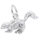 Rembrandt Charms 925 Sterling Silver Skunk Charm Pendant
