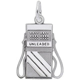 Rembrandt Charms Gas Pump Charm Pendant Available in Gold or Sterling Silver