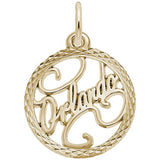Rembrandt Charms Orlando Charm Pendant Available in Gold or Sterling Silver