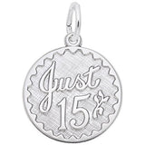 Rembrandt Charms 925 Sterling Silver Just 15 Charm Pendant