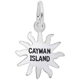 Rembrandt Charms Cayman Island Sun Charm Pendant Available in Gold or Sterling Silver