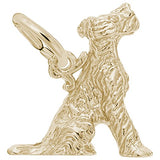Rembrandt Charms 10K Yellow Gold Terrier Charm Pendant