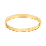 14kt Gold Unisex Dome Polished Regular-fit 2mm-Size 7 Wedding Engagement Anniversary Band Ring