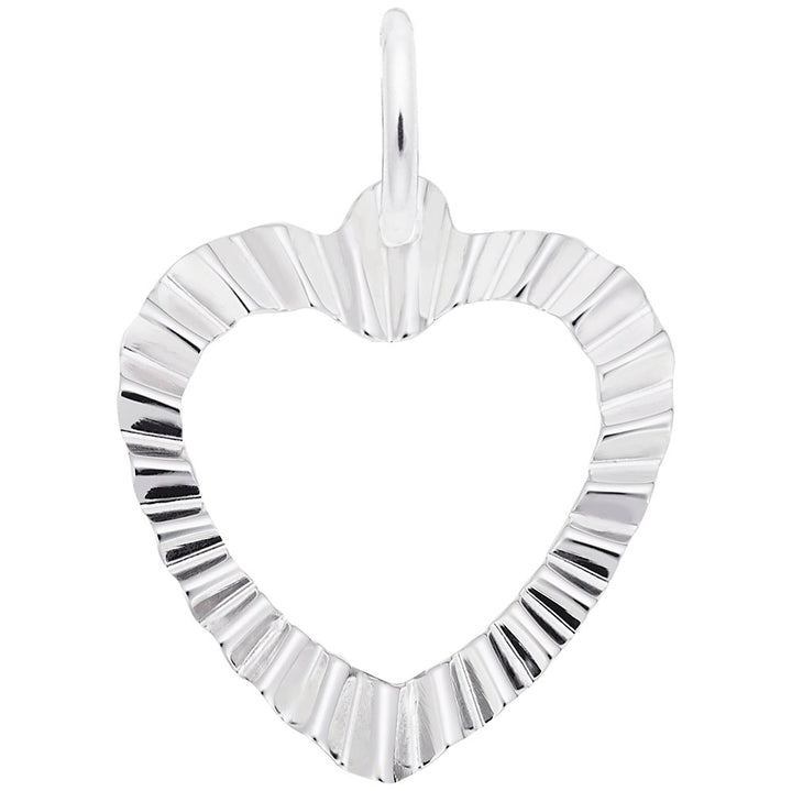 Rembrandt Charms 925 Sterling Silver Heart Charm Pendant