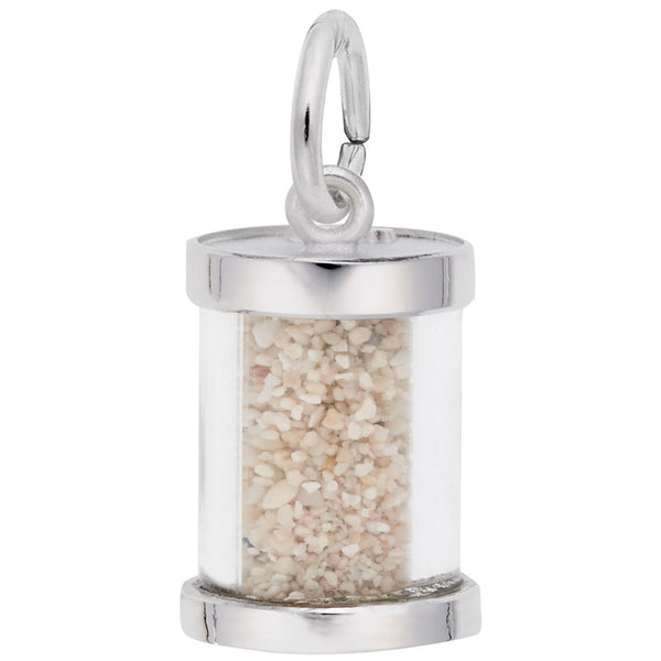 Rembrandt Charms Aruba Sand Capsule Charm Pendant Available in Gold or Sterling Silver